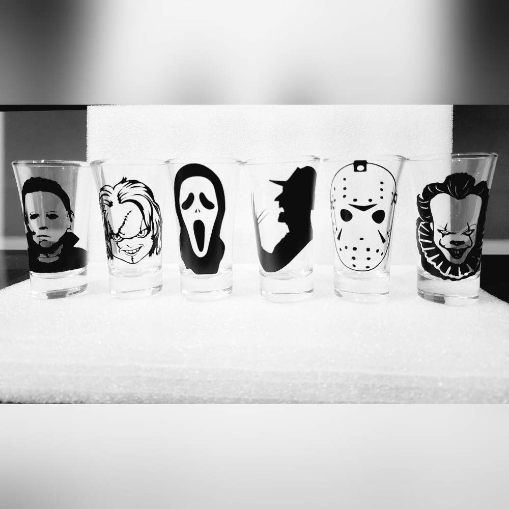 Homemade Halloween Shot Glasses - Picture 1 of 7